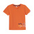 小さらブタのクレスの纳め子供服の男の子の半袖のTシャツーの风童の2019夏の服の新型の子供供给のTシャツーの着付けのオレンジ色の130 cm
