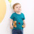 チヨちゃんの赤ちゃんの夏の新型の半袖のTシャツーの男女の子供供给のマリンガトの着の赤ちゃんの纯绵の上の绿の100 cm（36 M推荐の身长の92-98 cm）