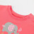 李乳房の子供服の女の子のニトの着付け、赤ちゃんのガゼルのスウトは王女風のTシャツ、秋桃紅の100 cm/3歳です。