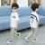 VDBV子供服男の子用Tシャツ2019夏新型韓国版運動学生服男の子半袖男の子半袖Tシャム供服白110