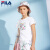 FILAフレディ供服2019夏新作女の子Tシャッツ半袖純綿ロゴク柄丸首子供Tシャッツ標準白-WT 165 cm