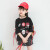 cookiki 2019夏の新型子供服の女の子Tシャの中で大子供のファ§ンジスポポ-トとレジカの洋风の纯绵の编み物の半袖の个性的なななファ§ンジの上にある小さい女の子の白の110の