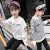女性の子供Tシャツの长袖春秋新款子供服韩国版のゆったたボンムの中で大童のガラッタのフ160は身长の1455-55 CMに似ています。