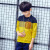 子供服の男の子2019新品春の长袖Tシャの中で、子供供の男の纯绵の上に小学生のファン洋风の服を着ています。韩国版のボントの着付けは黄色の150です。