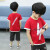 男の子のTシャッツの半袖の中で大好きな子の服の2019夏の新型の稲妻プロの子供の丸首の韩国版のゆった男の子の赤ちゃんの夏服tシャシの上の濡れた色の110