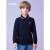 アランネの子供服男ラペ长袖Tシャツ2019年新型の中大童POLOシャのボムは潮青黄花の150 cmです。