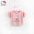 ハローキティの女性の子供服2019夏新品のビビビアスに赤ちゃん丸首半袖Tシャ赤白縦条110