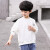 男性の子供Tシャツの长袖の男の子の着付けの中で大き子供のTシャツの2019歳の新型の赤ちゃんの着付けの韩国版のゆった白の140は身长の130-140 CMにふさです。