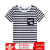 ピグナの子供服の男の子用半袖Tシャツ2019夏の新型子供服の着付けの中で大童丸の首のTシャは黒いなどの间隔で狭い色の布の条から130 cmです。