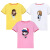 子供服の半袖Tシャッツ半袖2019新型の白の上にある中で、大子供Tシャッツ夏服の子供服のボロボスの女性ファンシーの黄色LOVE GIRL+ピンクYKの女の子+白宋慧乔の130 cm