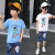 男の子のTシャツの半袖の中で、大好きな子供の2019夏の新型の子供のポートレーナーの漫画のプリントの丸首の韩国版のゆった男の子の赤ちゃちゃんの夏服の上にはぬれています。