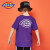 Dickies子供服2019夏model子供用中性背中LOGOプロシュートシュートシュートした丸首半袖Tシャツー紫160