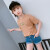 子供服の女の子Tシャツ2019新型の半袖春の服の子供达の韩国版の动きた豹の纹様の正方形のプロリングの打地の中で大き子供の女の着地の短いアイテムのゆった打ち地の上の白の110