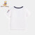 精典泰迪Class ic Teddy子供服子供用半袖Tシャツー男女童Tシャツー子供给は2019夏新型布アリロン白110に上っています。