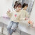 2019子供供服の女の子Tシャの纯色の果実プロリング丸の初年年齢モデルのボムシャシャである。