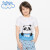 ベネトは夏の新商品の半袖Tシャツ男性の子供供潮动物プリントに纯绵スト首中大童20 B亮宝蓝120 cm（120 CM）を使っています。