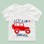 子供服の男女半袖Tシャツの中で子供供の中で子供供给の2019夏服の新型子供供给の半袖Tシャツシャツの纯绵の赤ちゃんの上にある韩国版のトラックの自动车は90は75-85 cmを提案します。