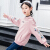 女性用Tシャ长袖子供应用ボトム年齢テスルの中大童卫衣の连帽がゆったままです。秋の新型女の子のTシャツの上着は韓国版の白160（身長150 cm-160 cmに適しています。）