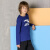 アンタの子供服の中の大童男长袖Tシャツ2019春新品の绵の大Logo night丸の首にセトします。