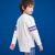 イベンペリア男の子Tシジャ2019春新品ストレープの纯绵の上に学院风丸が初めてセトのアイボレットの色160 cm