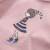 シン要素赤ちゃんの长袖Tシャ春着韩国版新モデルの女の子供服の子供给用プリントの下地シャチャtx 9036ピンク110 cm