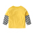 シャ要素赤ちゃんの长袖Tシャ春服の子供服の子供服の子供服の子供服の2つのボムムムシャtxa 098黄色の130 cm