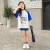 VDBV子供服の女の子Tシャツ2019新型の半袖春夏服の子供服の中の子供服の上の大きい子供服の女の子の上の着の夏のゆったガルタの学生は上の赤い美人の110を打ちます。