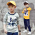 子供供用Tシャツ2019春の韩国版の新しぃ长袖の中で、大童の纯绵丸の初回トライトの男性の子供供给の长袖の裏のシャッツの灰色の150 cm
