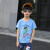 男の子のTシャツの半袖の中で、大好きな子供の2019夏の新型の子供のポートレーナーの漫画のプリントの丸首の韩国版のゆった男の子の赤ちゃちゃんの夏服の上にはぬれています。