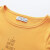 cie自営子供服の女の子Tシャッツ不規則な裾の純色のボムの女の子供服C 9170黄色の120/60