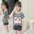 COCOCOCOOKIKI子供服の女の子Tシャツー2019夏モデルの半袖Tシャツシャシャシャシャシャシャツーのボムがゆったとした小学生のファンシーです。