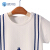 舒贝怡赤ちゃんの半袖のTシャツの夏季2019新型の纯绵の男女の子供供给の上の薄い金の赤ちゃんの服D 9121白の90 CM