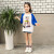 VDBV子供服の女の子Tシャツ2019新型の半袖春夏服の子供服の中の子供服の上の大きい子供服の女の子の上の着の夏のゆったガルタの学生は上の赤い美人の110を打ちます。