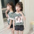 COCOCOCOOKIKI子供服の女の子Tシャツー2019夏モデルの半袖Tシャツシャシャシャシャシャシャツーのボムがゆったとした小学生のファンシーです。