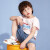 子供服の男の子Tシャッ男の子の上にあれる长袖の纯绵の2019新型の子供供给の中で大きなこ供の韩国版の11白のTシャッの13歳の1105赤色(3枚の99元)の150 cm