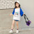 VDBV子供服の女の子Tシャツ2019新型の半袖春夏服の子供服の中の子供服の上の大きい子供服の女の子の上の着の夏のゆったガルタの学生は上の赤い美人の110を打ちます。