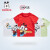 巴布豆男童Tシャツツ2019夏新型カジュア半袖に男の子夏半袖大红（130、140 yaード前売り5月3日顷荷出）130 cm