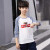 ブラドゥの子供服の男の子Tシャツ子供の长袖の纯绵の打底シャッツ2019春新品の中で子供の男の子の韩国版のカジラクターの上の著の深さの青の120ヤド(や小さいの半doya)