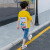 【2枚79元】子供服男女子供用Tシャツ2019新型夏服子供用ボント男子の子半袖TシャッツファッションXD 2338-黄色140ヤドめ135 cm