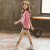 夏の新商品の中で、子供用の大きな子供の半袖の丸首Tシャは韩国版のファ‰の横縞のカラタの図の女の半袖の上に濡れます。