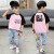 子供服の男の子2019新品夏の半袖Tシャツの中の子供の男の子の纯绵の上のシャシャシャシャ夏の服の小学生のファンの洋服の韩国版は色をつけて并せます。