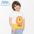 ベニロトは夏の新商品の半袖Tシャツ男性の子供供潮動物プリントに純綿スト首中大童20 B亮宝藍130 cm（130 CM）を使っています。