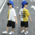 ハッピベル供服男性用半袖Tシャチャ2019夏服新型12子供纯绵洋风の中で大子供のゆった半袖Tシャッツ15歳湖绿110 cmの身长1 m-1.1 mを提案します。