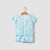 ベビガゼル半袖半ズボンプ新型赤ちゃん夏服纯绵Tシャ二枚の薄いスナイカ100