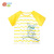 ベッビビビー半袖Tシャチャ2019春夏新型子供纯绵カーイ薄い手の上に192S 2067黄色3歳/身长100 cm