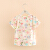 シャゼル要素子供服女の子七色花衣夏装新款供服半袖Tシャッツ8380白90 cm