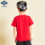 兪兆林YUZHAOLIIN子供服Tシャツー男女半袖に中大童ゆった韓国版夏服2019新型簡筆字-大紅120