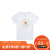 Coverse匡威子供服2019夏新品クラシク男の子大童丸首半袖Tシャッツ921212 TS 271真っ白120 cm（6）