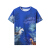 FILAフレイ子供服オフィシャルフラッグシップショップ公式サイト2019夏男性用上着快適通気半袖Tシャツフルプリント-BU 150 cm