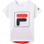 fila fre子供服fila fila公式旗艦店子供服半袖可愛い激色の着子供服ゆったりーTシャツ2019夏新款清新粉-LP 130 cm